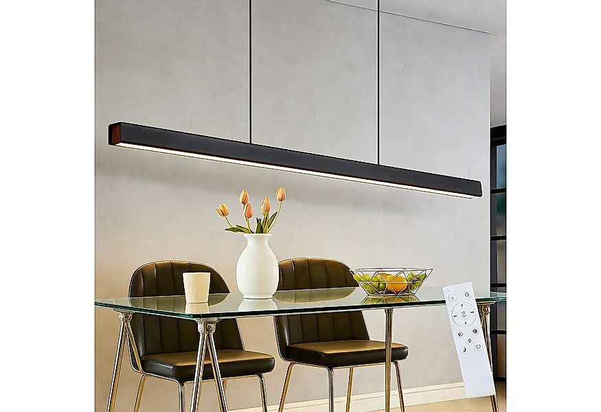 ZMH Pendelleuchte LED Esstisch Pendelleuchten Schwarz Esszimmer 108CM/148 C günstig online kaufen