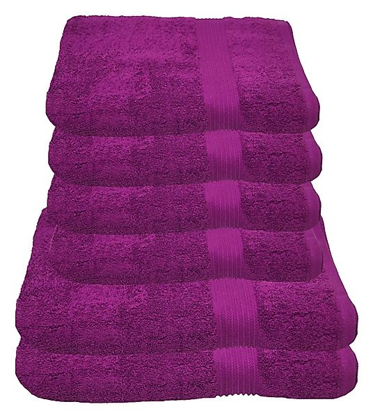 Julie Julsen Handtücher 6-Handtücher-Lila, Baumwolle (6-St) günstig online kaufen