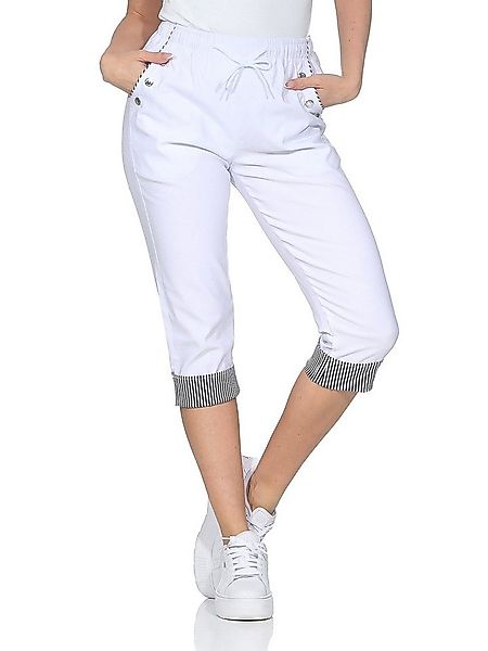 OriginalYou 7/8-Caprijeans Schlupfhose Damen 7/8 Stoffhose Capri Jeans Elas günstig online kaufen