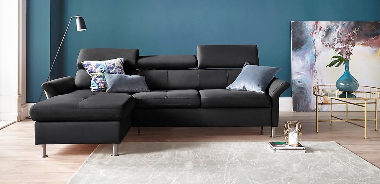 exxpo - sofa fashion Ecksofa "Maretto, bequem & komfortabel, bodenfrei, Bre günstig online kaufen