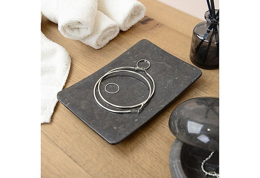 wohnfreuden Dekoschale Marmor Schale 18 cm schwarz, 2595 günstig online kaufen