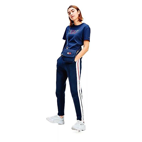 Tommy Jeans Outline Logo Kurzärmeliges T-shirt XS Twilight Navy günstig online kaufen