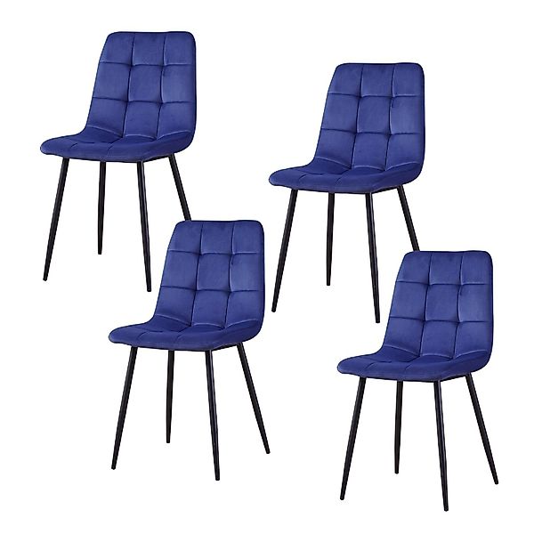 HTI-Living Esszimmerstuhl Stuhl Mesa Velvet Blau günstig online kaufen