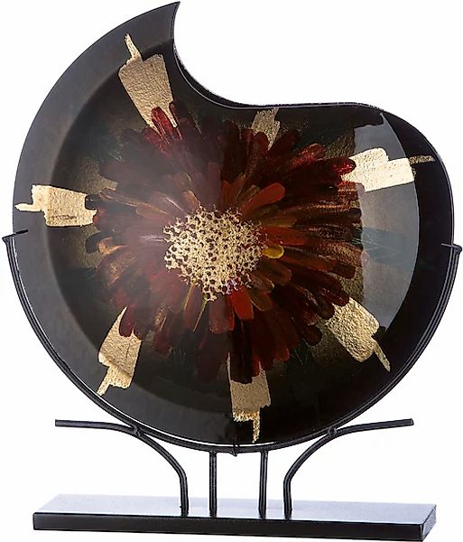 Casablanca by Gilde Dekovase »Doré«, (1 St.), Vase aus Glas auf Metallständ günstig online kaufen