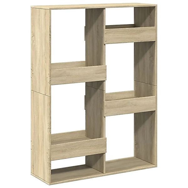 vidaXL Bücherregal Sonoma-Eiche 100x33x135 cm Holzwerkstoff 3309386 günstig online kaufen