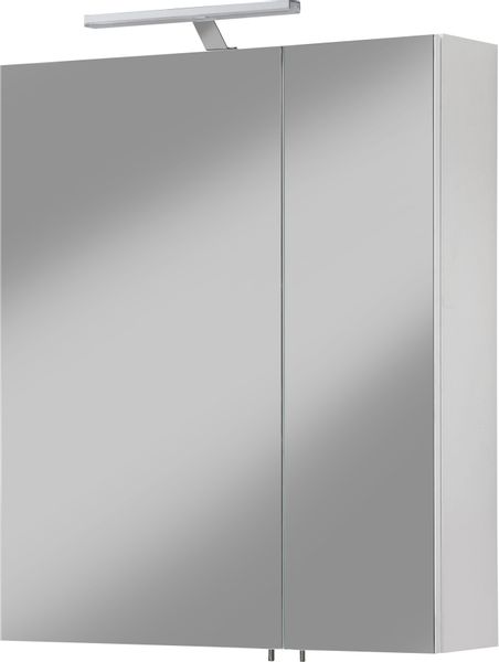 welltime Spiegelschrank "Torino" Breite 60 cm, 2-türig, LED-Beleuchtung, Sc günstig online kaufen