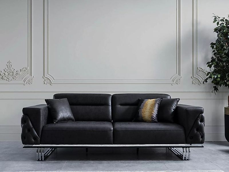 JVmoebel 4-Sitzer Wohnzimmer Sofa 4 Sitzer Luxus Designer Couch Polstersofa günstig online kaufen