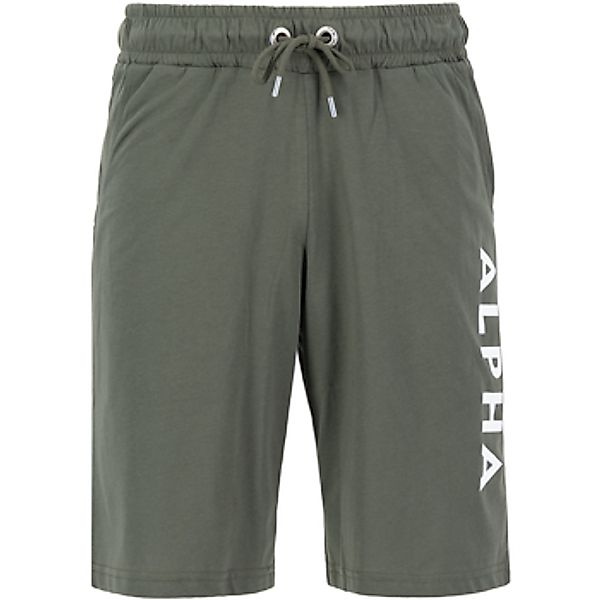 Alpha Industries  Shorts Alpha Jersey Short - dark olive günstig online kaufen