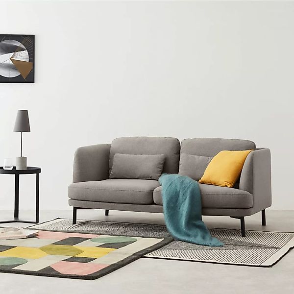 Herman 2-Sitzer Sofa, Manhattangrau - MADE.com günstig online kaufen