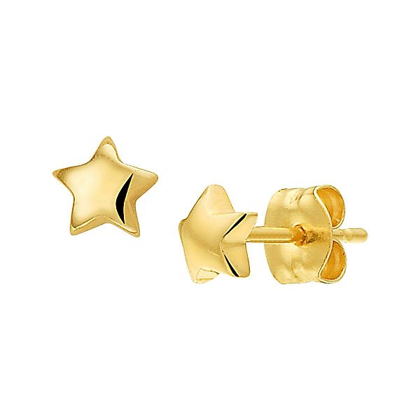 NICEANDnoble Paar Ohrstecker 585er Gelbgold Ohrstecker günstig online kaufen