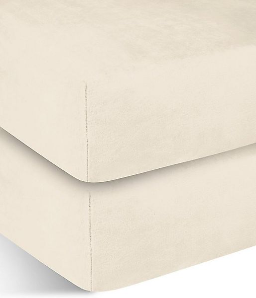 Aspero Bettlaken 2 Flanell-Spannbettlaken PERPIGNAN, Flanell, Gummizug: run günstig online kaufen