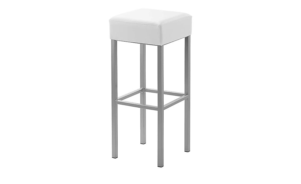 Barhocker - weiß - 34 cm - 82 cm - 34 cm - Stühle > Barhocker - Möbel Kraft günstig online kaufen