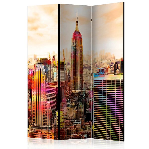 3-teiliges Paravent - Colors Of New York City Iii [room Dividers] günstig online kaufen