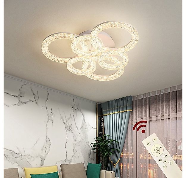 Euroton LED Deckenleuchte LED Deckenlampe Fernbedienung Lichtfarbe/Helligke günstig online kaufen