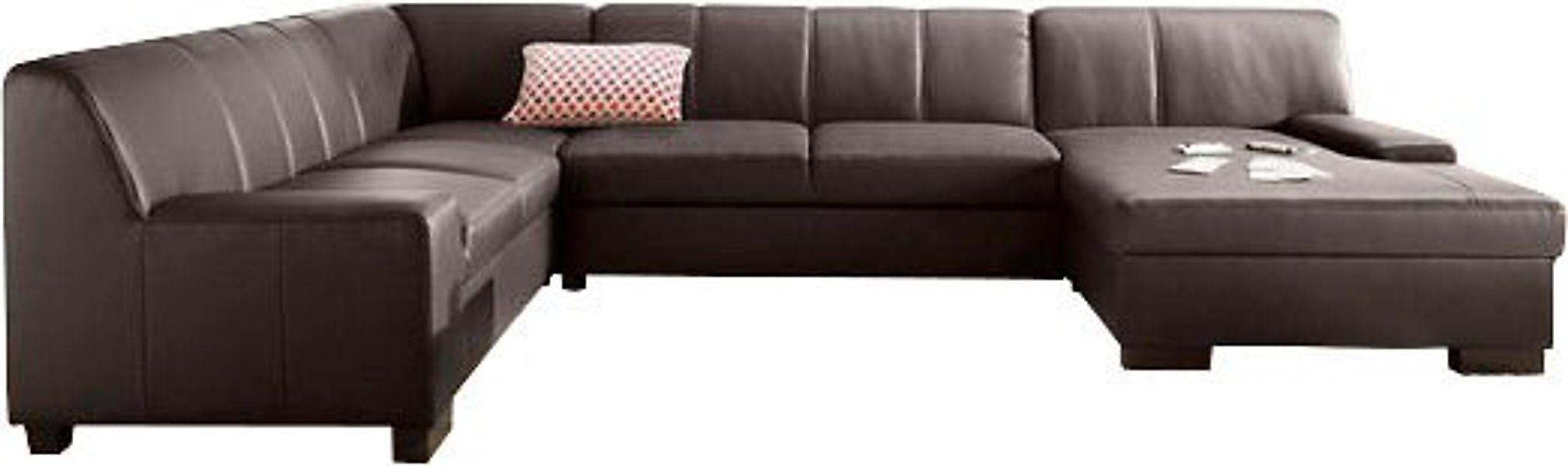 DOMO collection Wohnlandschaft »Norma Top, elegant und modern, flache Armle günstig online kaufen