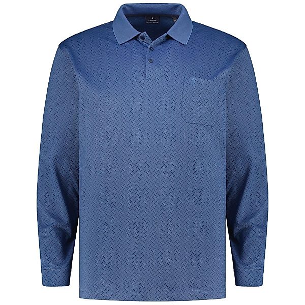 RAGMAN Poloshirt "Soft Knit", bügelleicht Farbe blau Größe: 6XL günstig online kaufen
