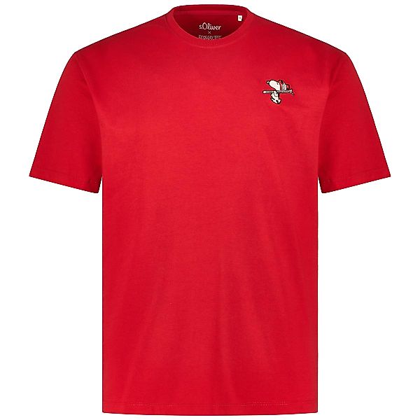 s.Oliver T-Shirt mit Stickerei Farbe rot Größe: 4XL günstig online kaufen