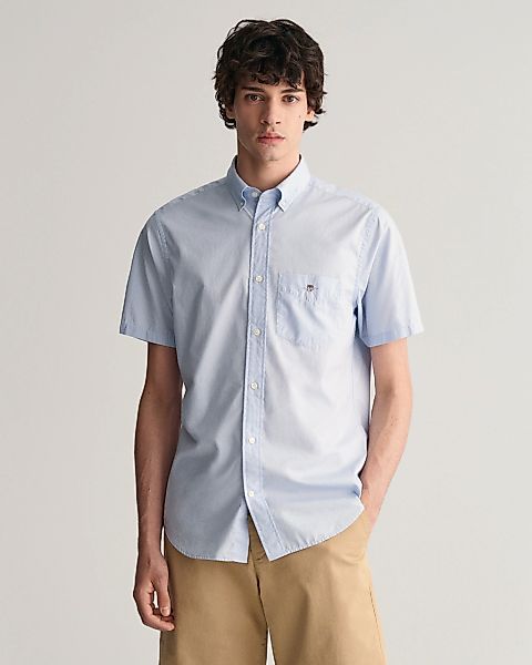 Gant Kurzarmhemd Regular Fit Popeline Hemd günstig online kaufen