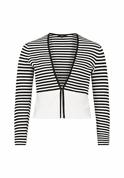 Zero Strickjacke "zero Damen Strickjacke mit Streifen", Plain/ohne Details günstig online kaufen