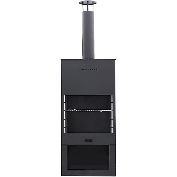 Westmann Grill und Gartenkamin Schwarz günstig online kaufen