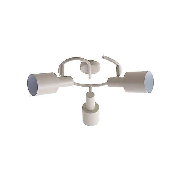 Lindby Strahler Ovelia 10019879 Modern in Creme aus Metall 3-flammig E27 Ar günstig online kaufen