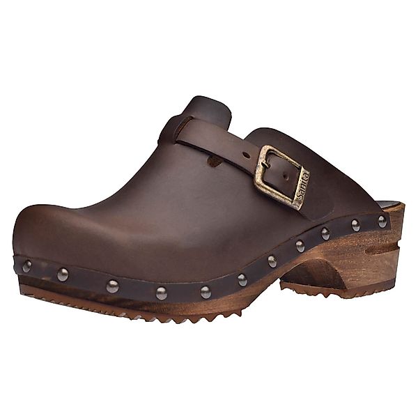 Sanita Wood-Kristel Open Clog Antique Brown günstig online kaufen
