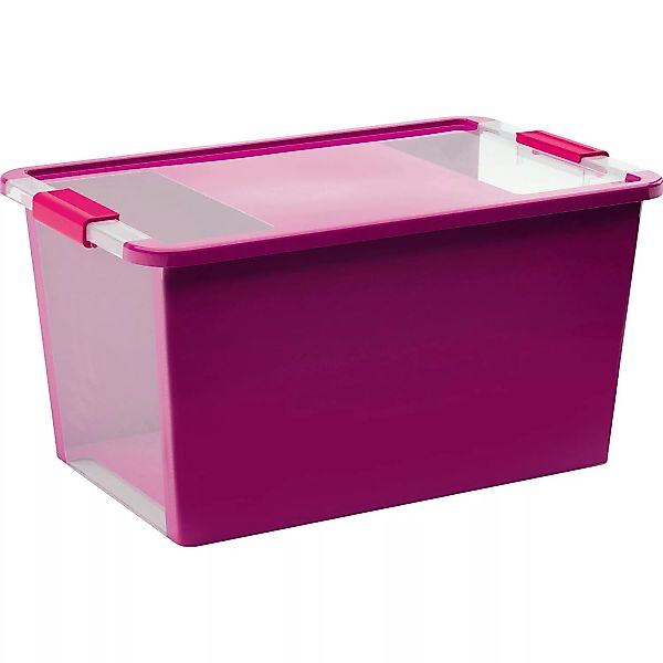 Aufbewahrungsbox Bi L mit Deckel Violett günstig online kaufen