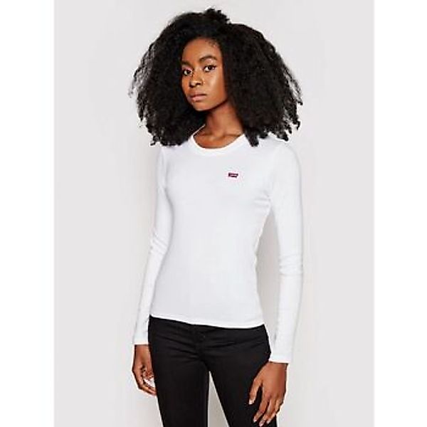Levis  T-Shirts & Poloshirts 69555 0000 - LS BABY TEE-WHITE günstig online kaufen