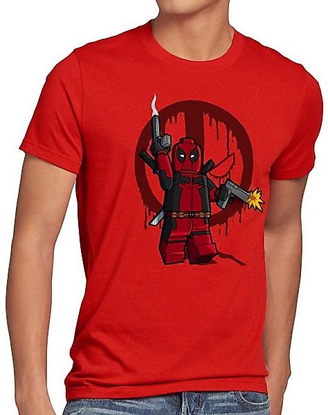 style3 T-Shirt Brick Mercenary comic baustein deadpool klemmbaustein günstig online kaufen