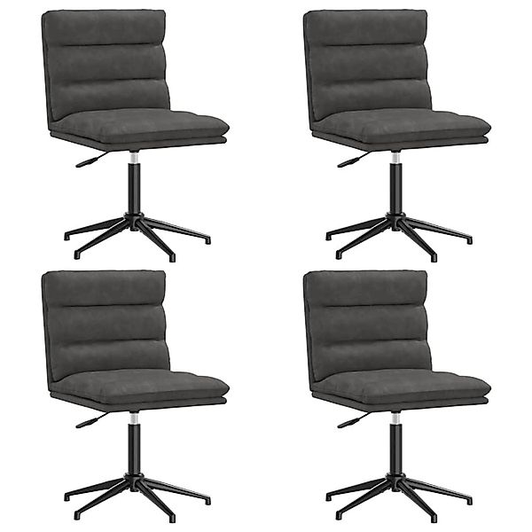 vidaXL Esszimmerstühle 4 Stk Schwarz Kunstleder 3315675 günstig online kaufen