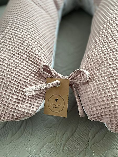 Loolay Stillkissen WAFFELPIQUE HASE Kissen Seitenschläferkissen günstig online kaufen