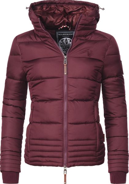 Marikoo Winterjacke "Sole" mit Kapuze modisch taillierte Damen Steppjacke f günstig online kaufen