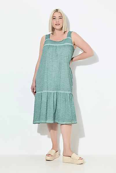 Ulla Popken Midikleid Jerseykleid cold dyed günstig online kaufen