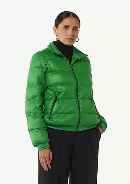 Comma Kurzjacke Pufferjacke mit Stehkragen und Rippbündchen Rippbündchen günstig online kaufen