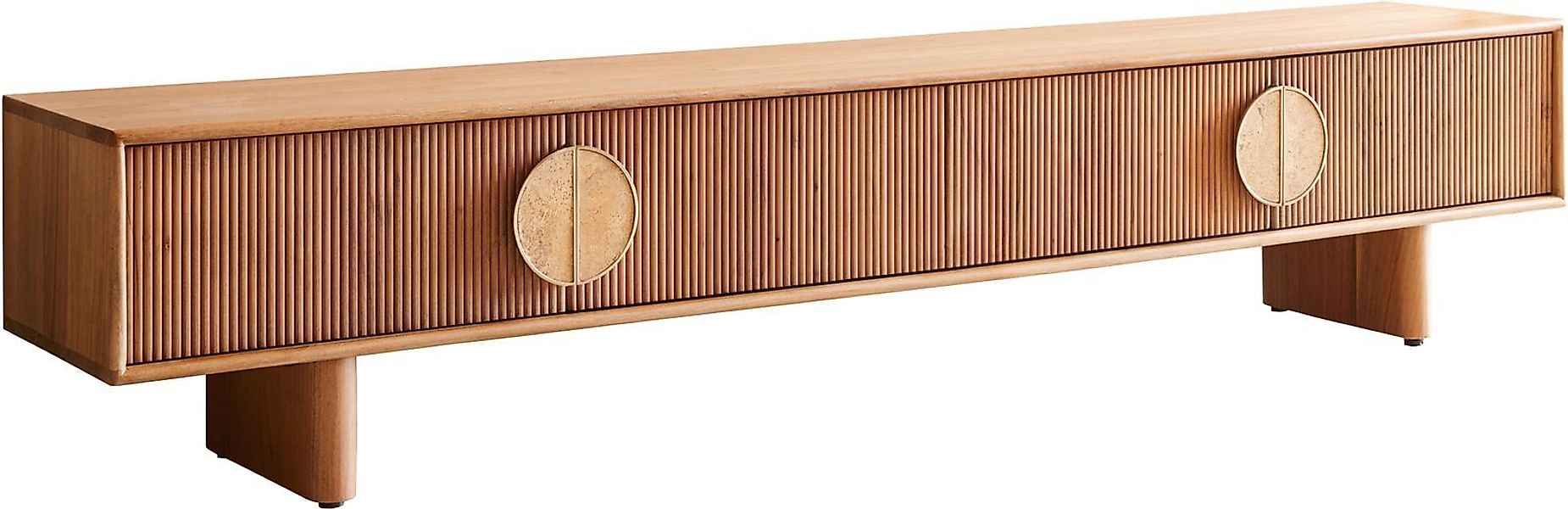 DELIFE Lowboard Surimu, Akazie Hellbraun 200 günstig online kaufen