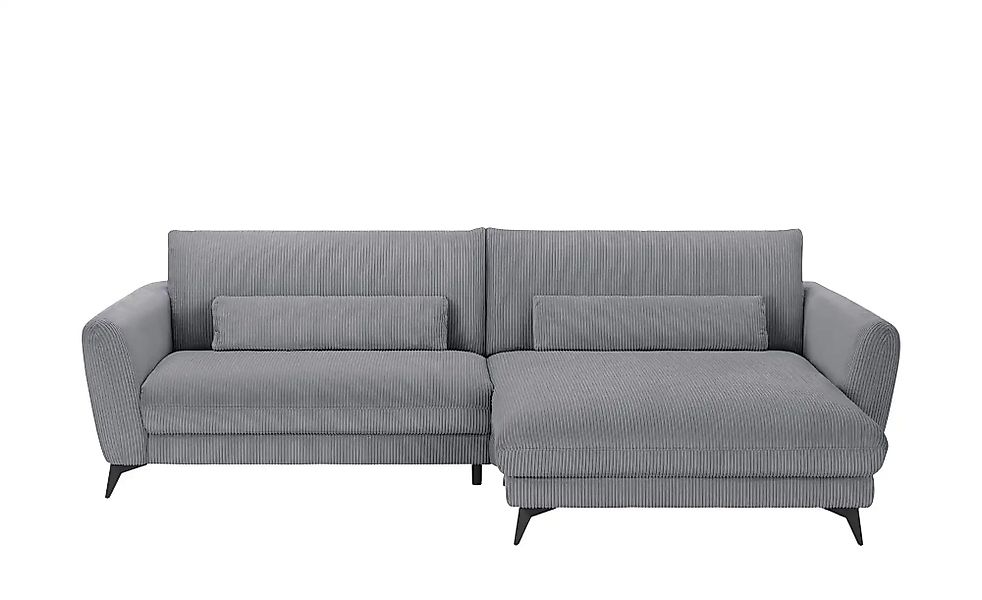 Ecksofa Cordstoff Amina ¦ grau ¦ Maße (cm): B: 288 H: 81 T: 194.0 Polstermö günstig online kaufen