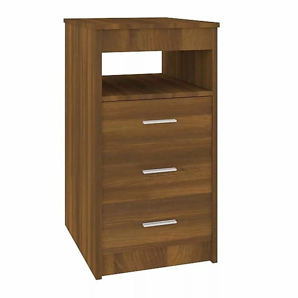 vidaXL Sideboard mit Schubladen Braun Eichen-Optik 40x50x76 cm günstig online kaufen