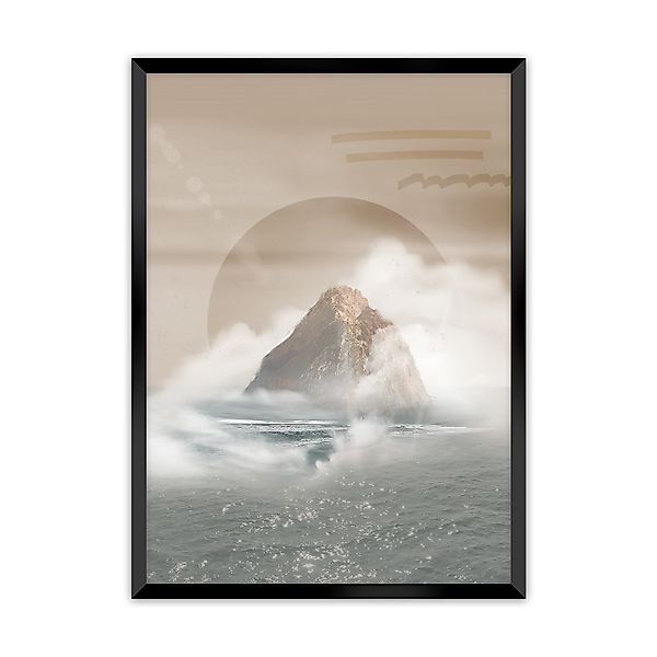 Poster Mountains, 50 x 70 cm, Rahmen wählen: schwarz günstig online kaufen