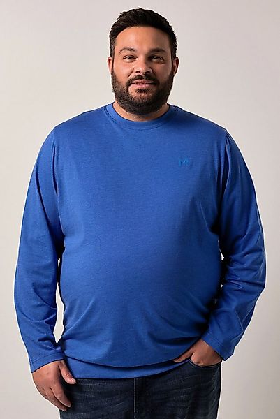 Men Plus T-Shirt Men+ Langarmshirt Bauchfit Spezialschnitt Basic günstig online kaufen