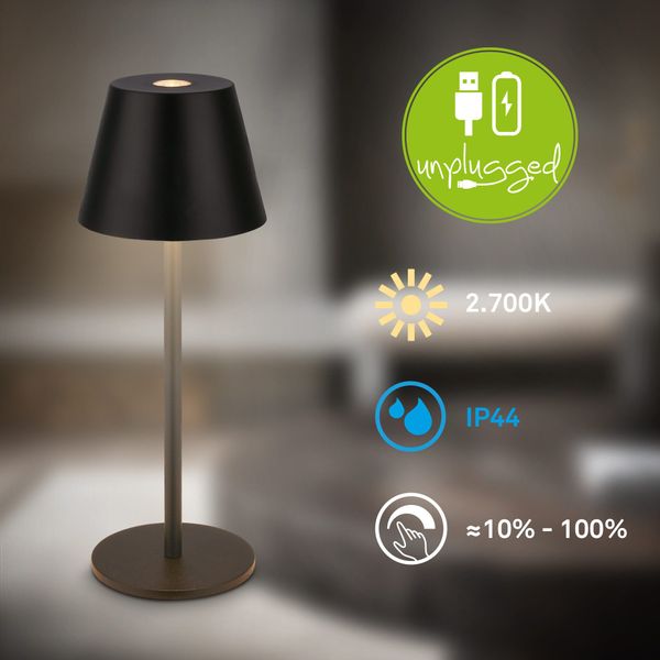 Briloner Leuchten LED Tischleuchte Akku Tischlampe günstig online kaufen