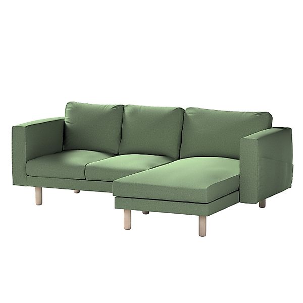 Bezug für Norsborg 3-Sitzer Sofa mit Recamiere, grün, Norsborg Bezug für 3- günstig online kaufen