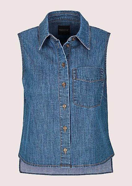 MADELEINE Hemdbluse "Jeansbluse Modernes Denimtop mit Hemdkragen" Bluse mit günstig online kaufen