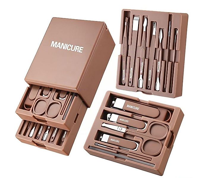 Toomoke Maniküre-Etui Maniküre Set,Maniküre-Etui,mit einem Spiegel,Hand und günstig online kaufen