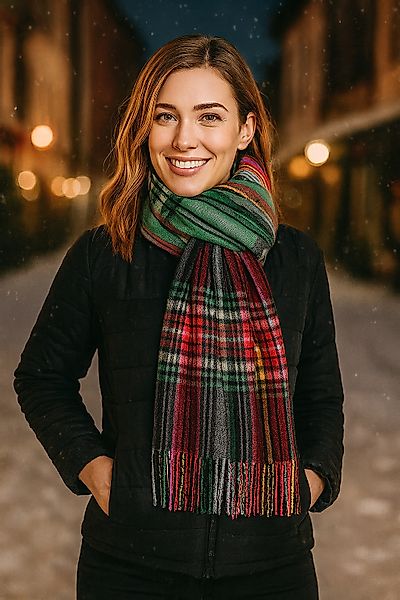 COLLEZIONE ALESSANDRO Wollschal "Multi", Made in Italy, in modischen Farben günstig online kaufen