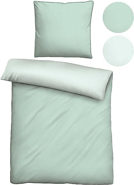 Biberna Wendebettwäsche "Helena" 2 Stk. tlg. feiner Glanz + weicher Griff, günstig online kaufen