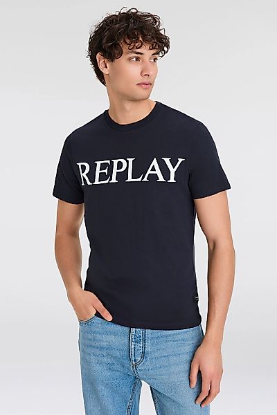 Replay T-Shirt mit Logo-Frontprint günstig online kaufen