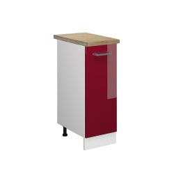 Vicco Apothekerschrank R-Line, Rot Hochglanz/Weiß, 30 günstig online kaufen