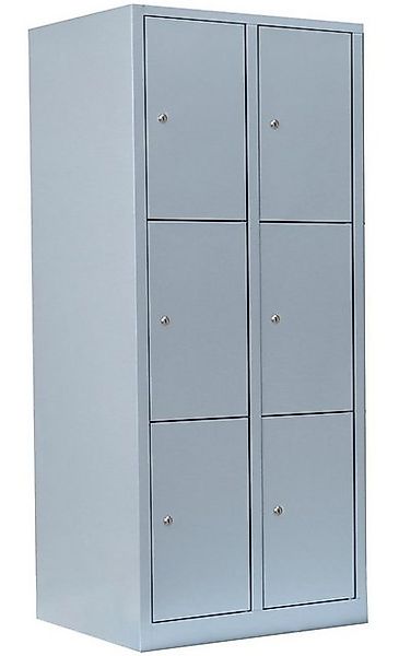 Steelboxx Fächerschrank 6 Fächer extra breit Schließfachschrank Spind Wertf günstig online kaufen