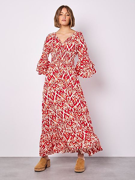 Apricot Maxikleid Swirl Smock Maxikleid, mit günstig online kaufen