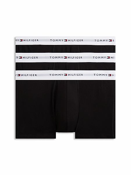 Tommy Hilfiger Underwear "TRUNK 3 PACK" 3 Stk. mit kontrastfarbenem Logobun günstig online kaufen